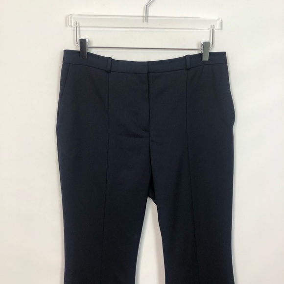 & Other Stories High Waisted Wool Blend Pants Navy - Picture 4 of 7